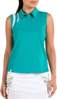 SwishDish Women's Roxanne White Golf Top