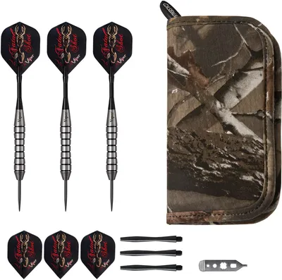 Viper Fatal Shot 24 Gram Steel Tip Darts & Casemaster Deluxe Bundle