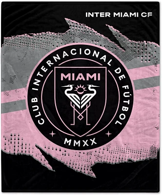 Pegasus Sports Inter Miami CF Grunge Striped Blanket