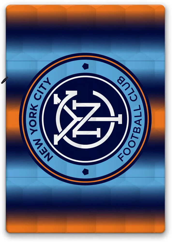 Pegasus Sports New York City FC Ombre Striped Blanket