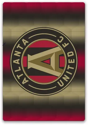 Pegasus Sports Atlanta United Ombre Striped Blanket