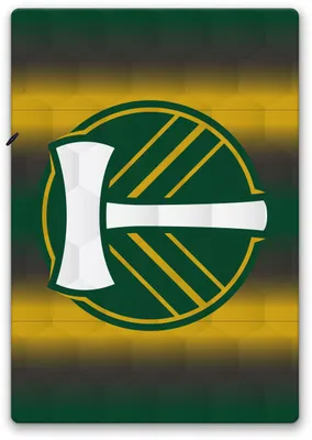 Pegasus Sports Portland Timbers Ombre Striped Blanket