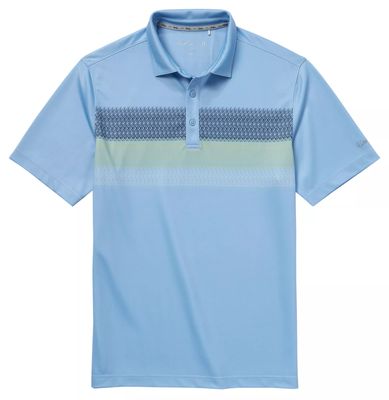 Walter Hagen Men's Perfect 11 Clubs Chest Stripe Golf Polo