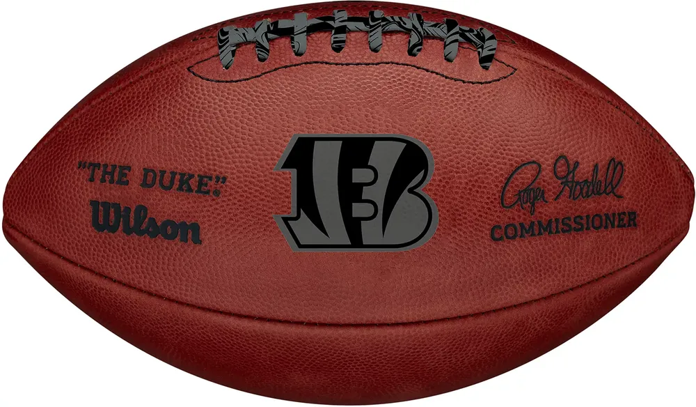 Wilson Cincinnati Bengals Metallic 'The Duke' 11'' Football