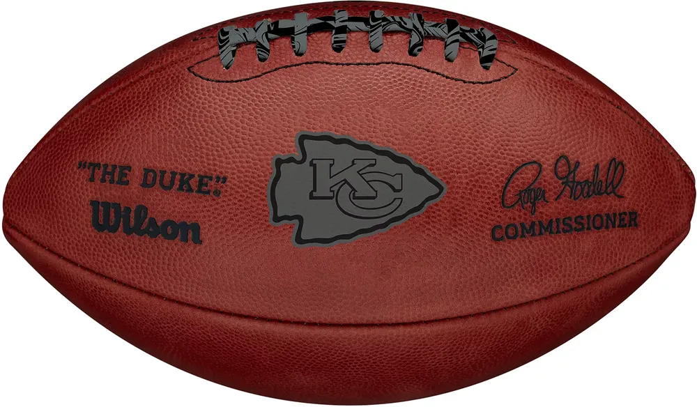 Wilson Kansas City Chiefs Metallic 'The Duke' 11'' Football