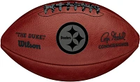 Wilson Pittsburgh Steelers Metallic 'The Duke' 11'' Football