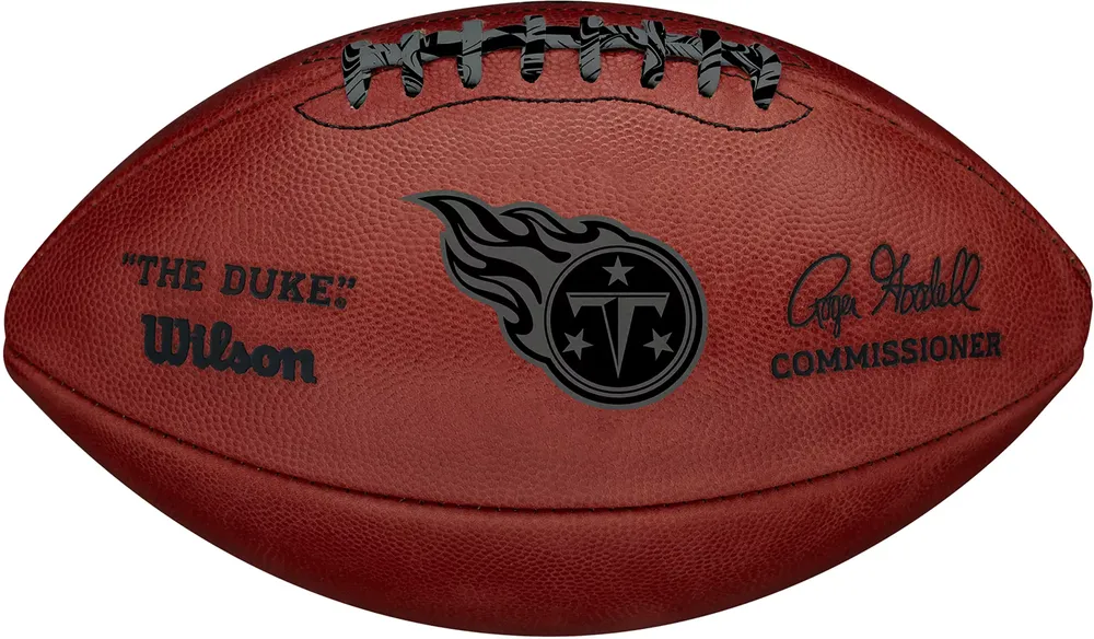 Wilson Tennessee Titans Metallic 'The Duke' 11'' Football