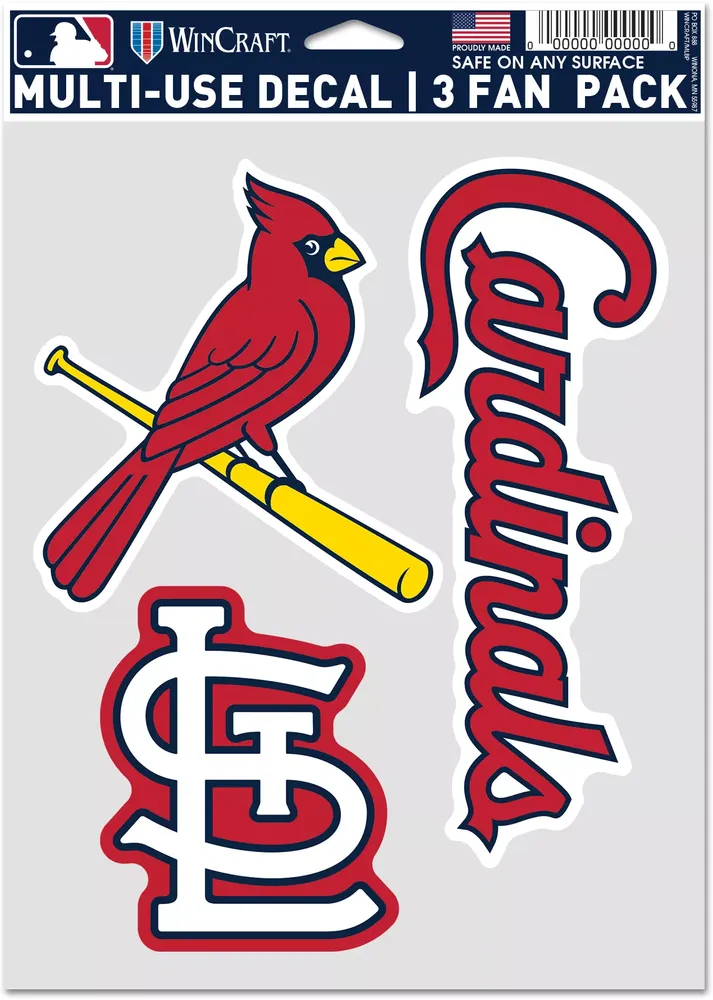 WinCraft St. Louis Cardinals 3-Pack Decal