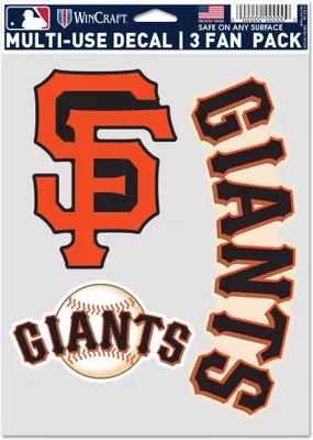 WinCraft San Francisco Giants 3-Pack Decal