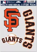 WinCraft San Francisco Giants 3-Pack Decal