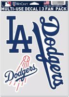 Wincraft Los Angeles Dodgers City Connect 3pk Decals