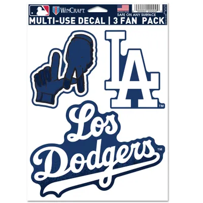 WinCraft Los Angeles Dodgers 2022 City Connect 3-Pack Decal