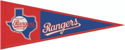 Wincraft Texas Rangers Red Wool Pennant