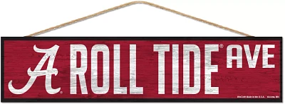 WinCraft Alabama Crimson Tide 4x17 Wood Rope Sign