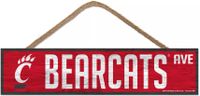 WinCraft Cincinnati Bearcats 4x17 Wood Rope Sign