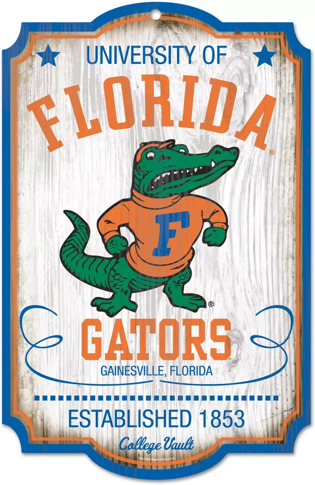 WinCraft Florida Gators 11x17 Retro Sign