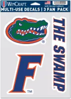 WinCraft Florida Gators 3 Pack Fan Decal