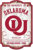 WinCraft Oklahoma Sooners 11x17 Retro Sign