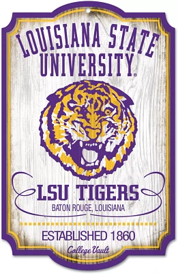 WinCraft LSU Tigers 11x17 Retro Sign