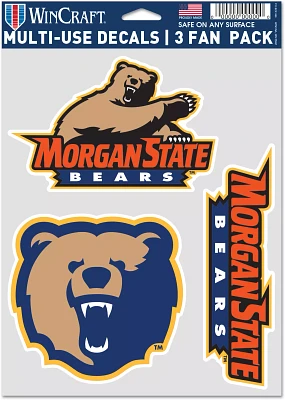 Wincraft Morgan State Bears Triple Decal Pack