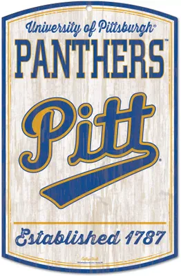 WinCraft Pitt Panthers 11x17 Retro Sign