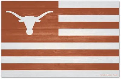 WinCraft Texas Longhorns 11x17 Wood Americana Sign