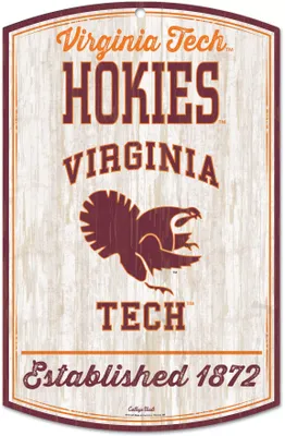 WinCraft Virginia Tech Hokies 11x17 Retro Sign