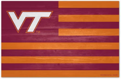 WinCraft Virginia Tech Hokies 11x17 Wood Americana Sign