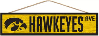 WinCraft Iowa Hawkeyes 4x17 Wood Rope Sign