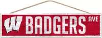 WinCraft Wisconsin Badgers 4x17 Wood Rope Sign