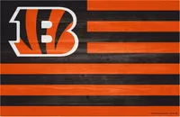 WinCraft Cincinnati Bengals 11'' x 17'' Americana Flag Sign