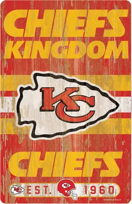 WinCraft Kansas City Chiefs 11'' x 17'' Slogan Sign