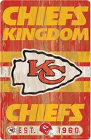 WinCraft Kansas City Chiefs 11'' x 17'' Slogan Sign