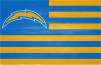 WinCraft Los Angeles Chargers 11'' x 17'' Americana Flag Sign