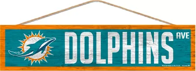 WinCraft Miami Dolphins 4'' x 17'' Rope Sign