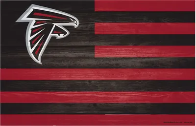 WinCraft Atlanta Falcons 11'' x 17'' Americana Flag Sign