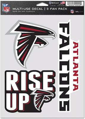 Logo Atlanta Falcons 3-Pack Fan Decal