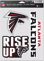 Logo Atlanta Falcons 3-Pack Fan Decal