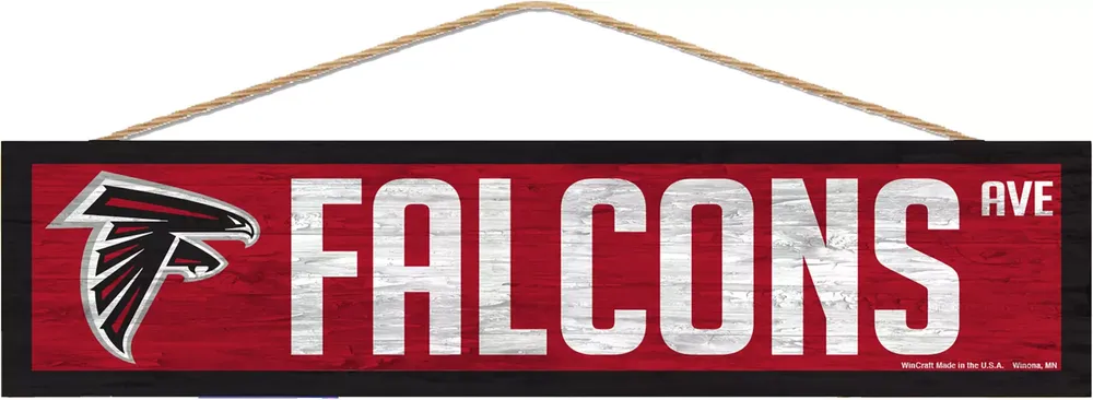 WinCraft Atlanta Falcons 4'' x 17'' Rope Sign