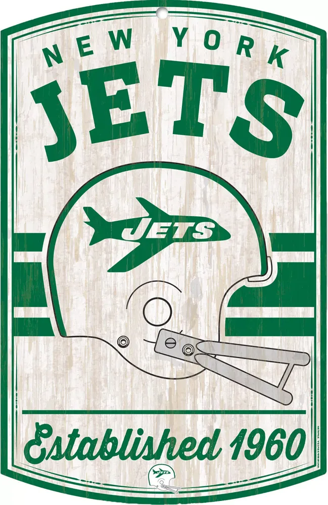 WinCraft New York Jets 11'' x 17'' Retro Sign