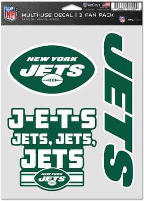 WinCraft New York Jets 3-Pack Fan Decal