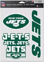 WinCraft New York Jets 3-Pack Fan Decal