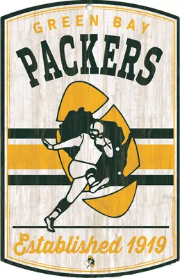 WinCraft Green Bay Packers 11'' x 17'' Retro Sign