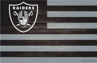 WinCraft Las Vegas Raiders 11'' x 17'' Americana Flag Sign