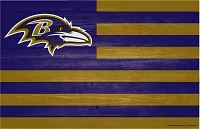 WinCraft Baltimore Ravens 11'' x 17'' Americana Flag Sign