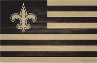 WinCraft New Orleans Saints 11'' x 17'' Americana Flag Sign