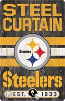 WinCraft Pittsburgh Steelers 11'' x 17'' Slogan Sign