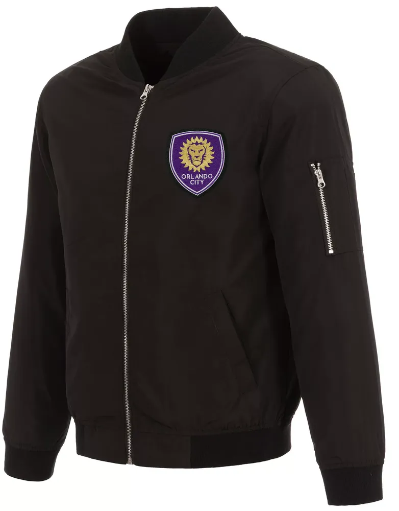 JH Design Orlando City Black Bomber Jacket