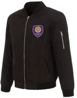 JH Design Orlando City Black Bomber Jacket