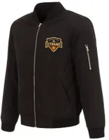 JH Design Houston Dynamo Black Bomber Jacket